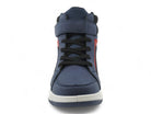 Men's Black & Navy & Red Mid Top