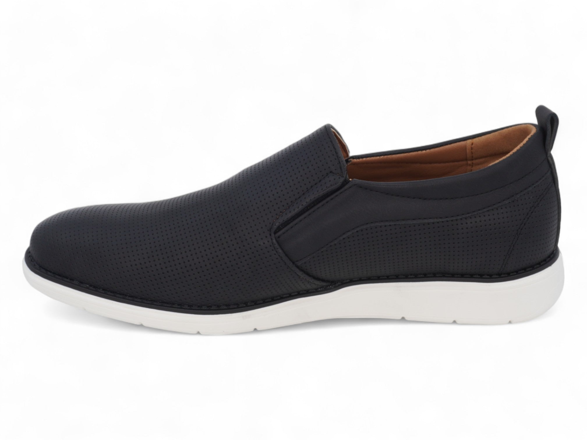 Men's Black Casual Slip-On