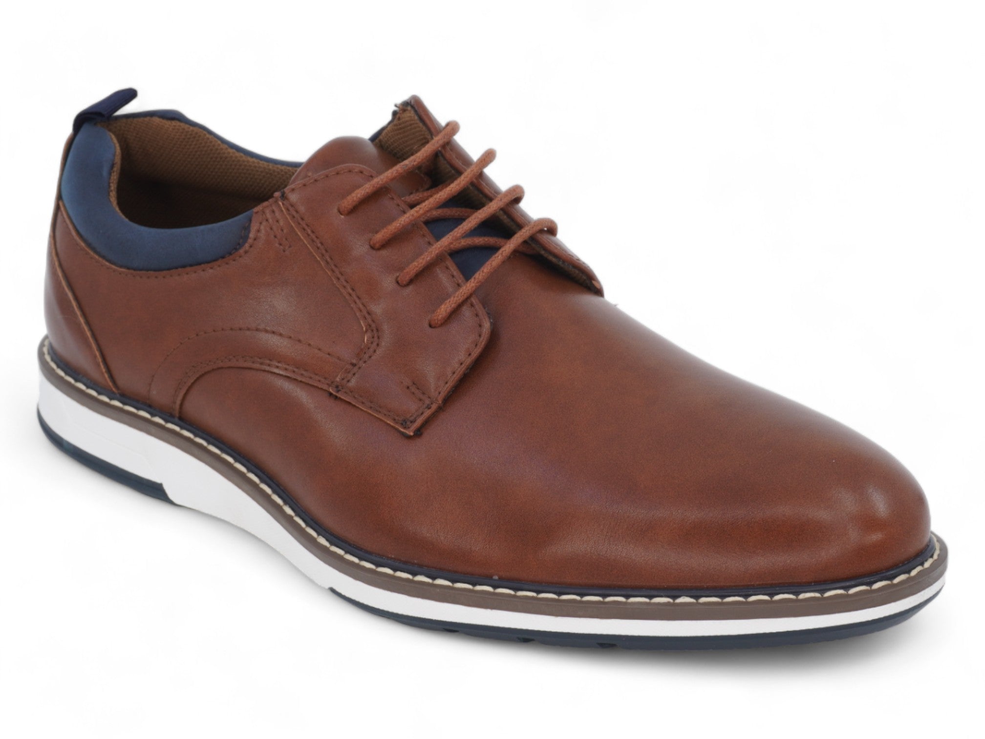 Men's Brunish Brown Casual Oxford