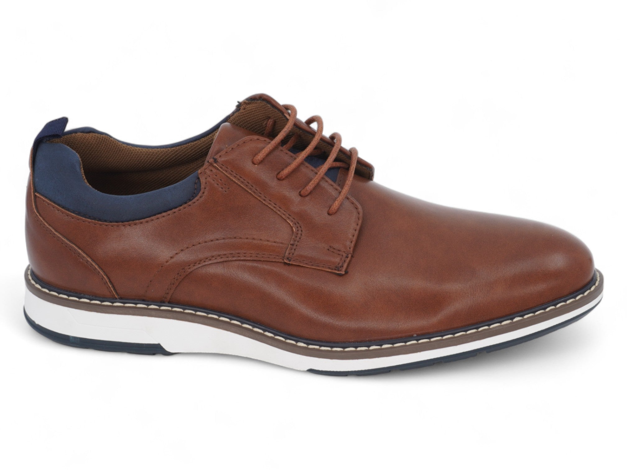 Men's Brunish Brown Casual Oxford