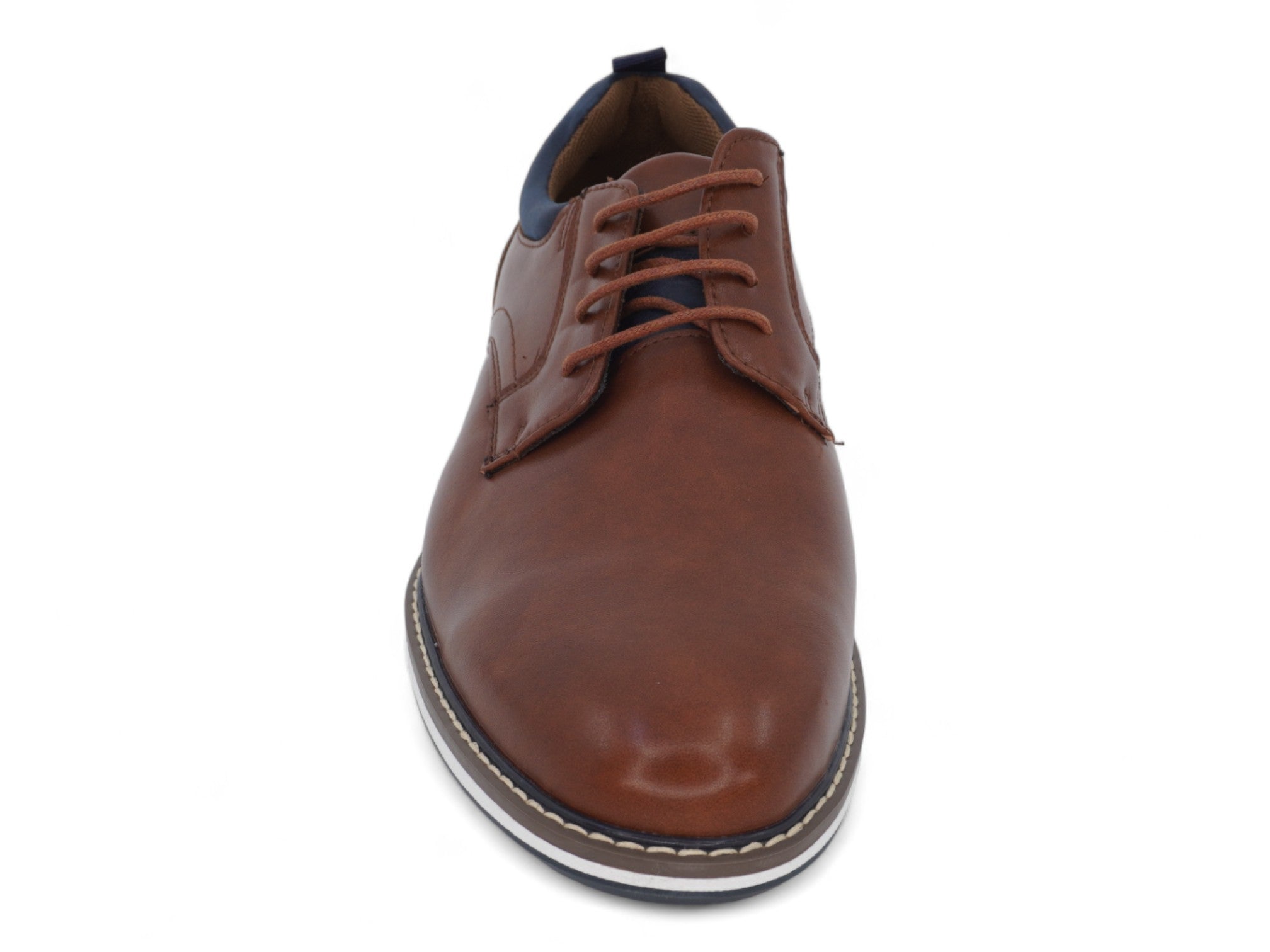 Men's Brunish Brown Casual Oxford