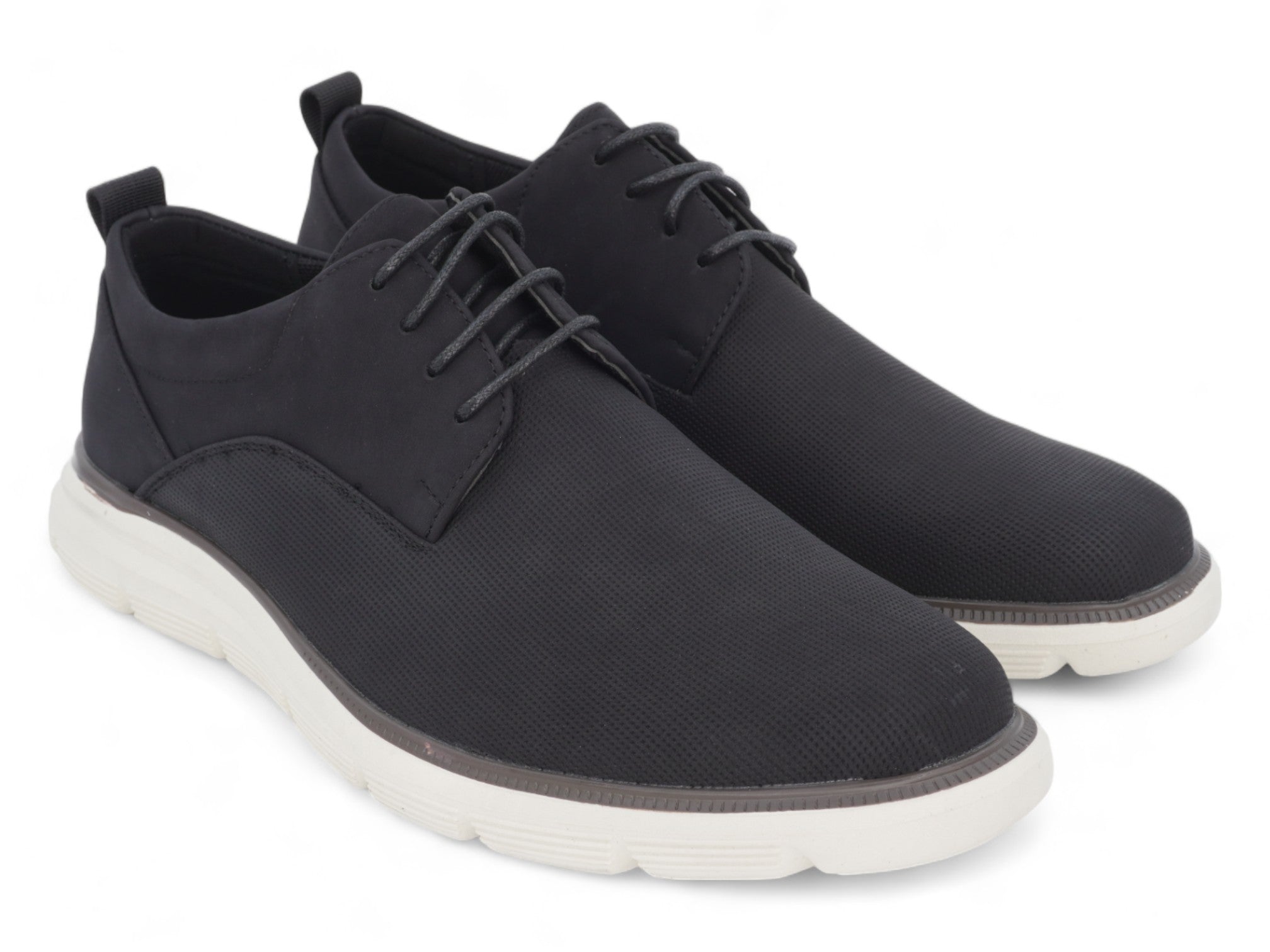 Men's Black Sporty Oxford