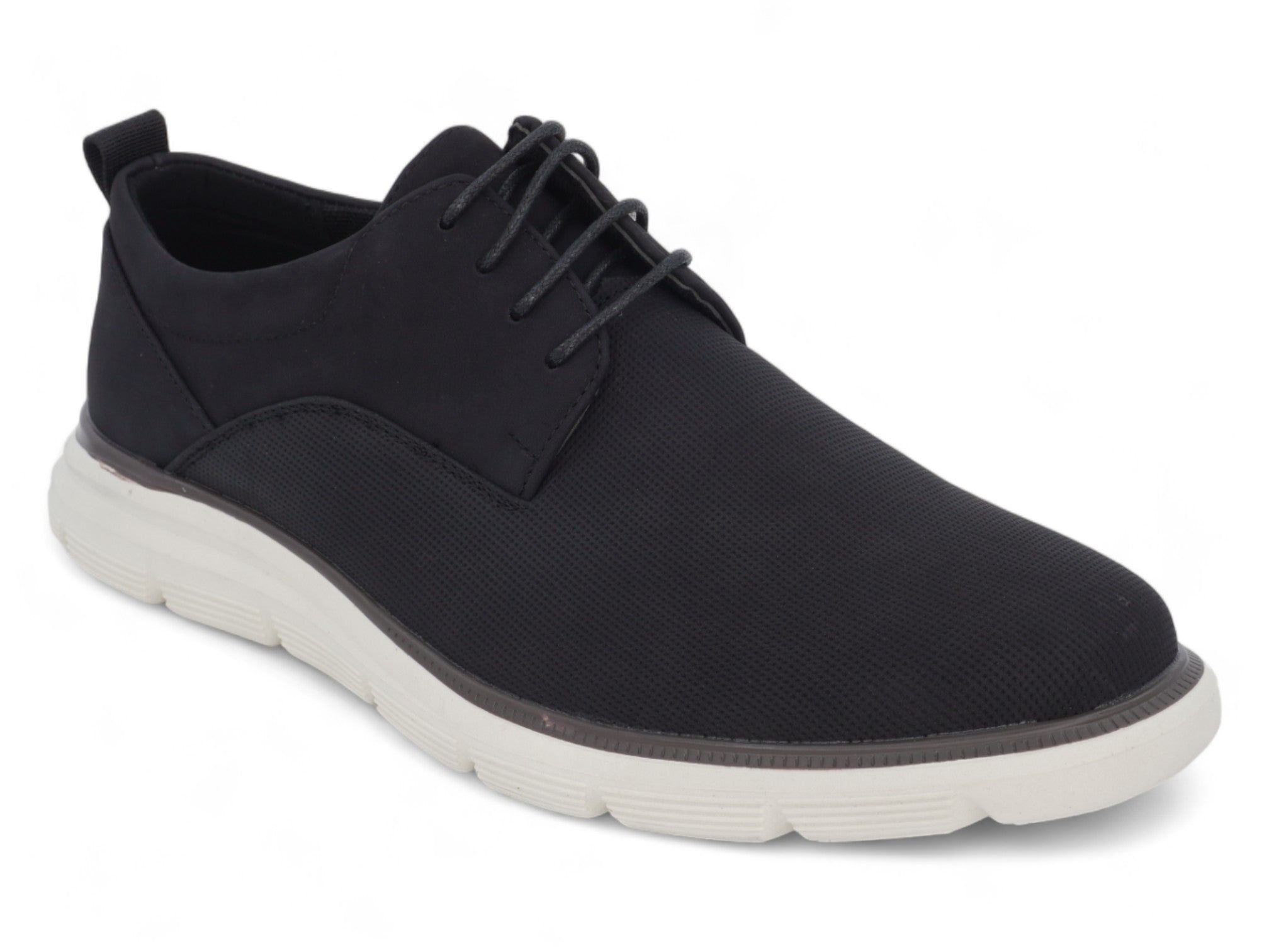 Men's Black Sporty Oxford