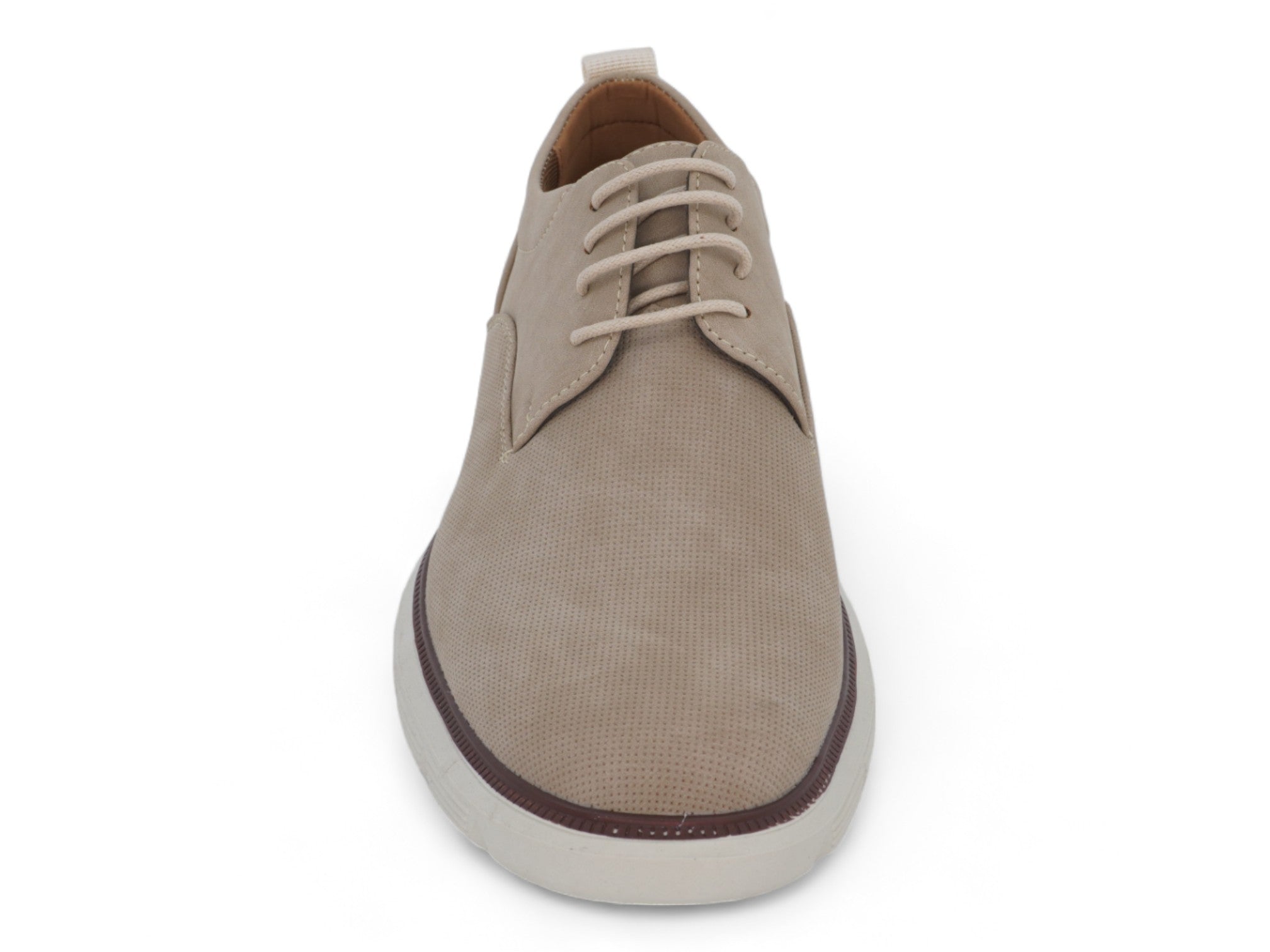 Men's Beige Sporty Oxford