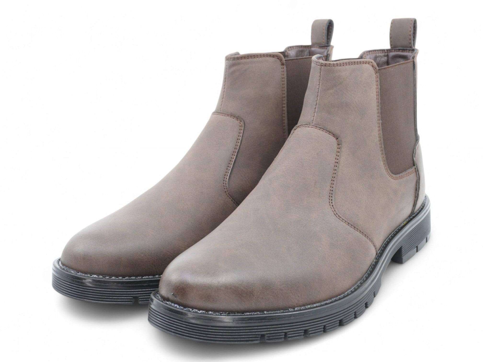 Men's Brown Casual Slip-On Boot