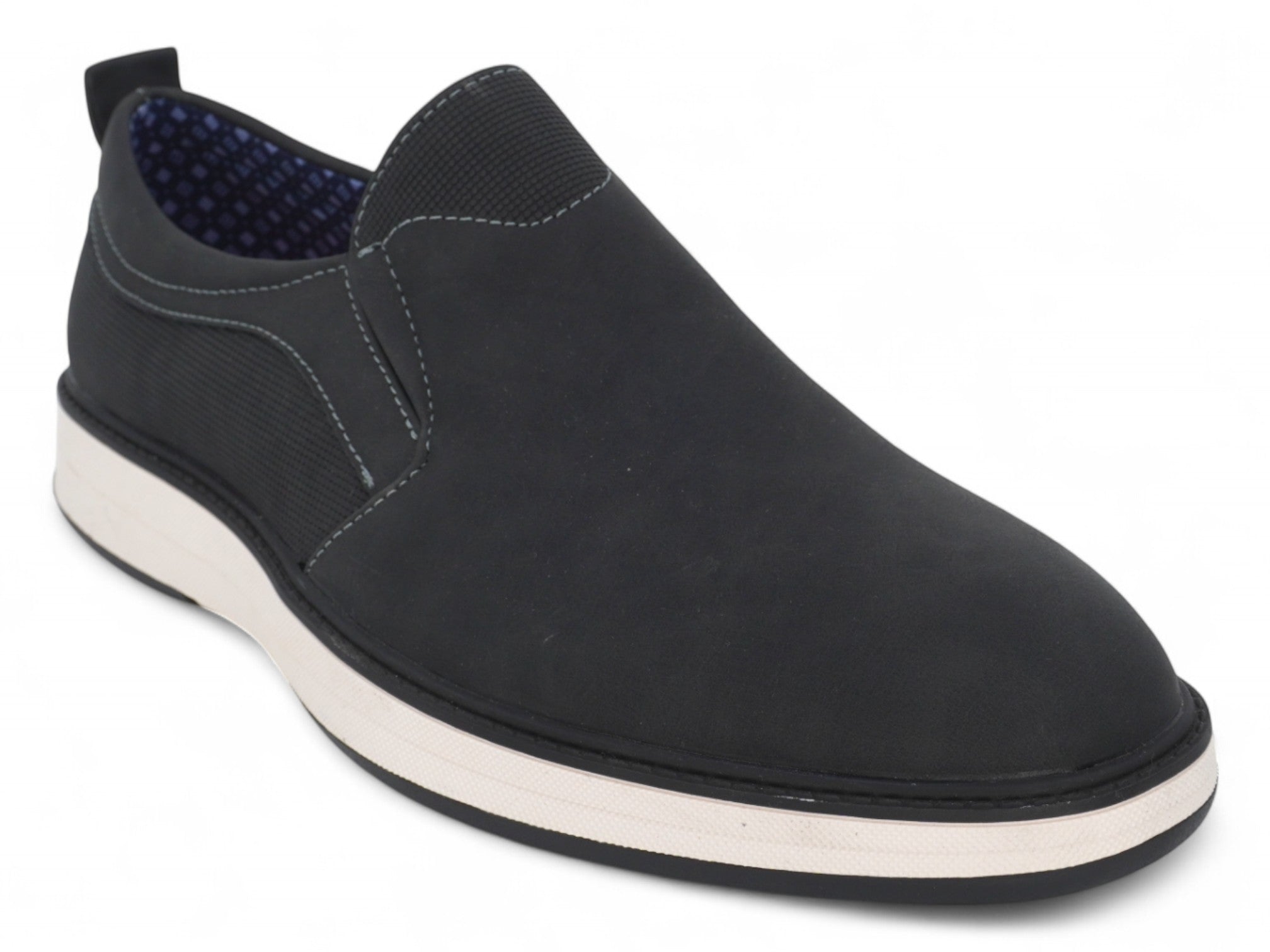 Men's Black Casual Slip On