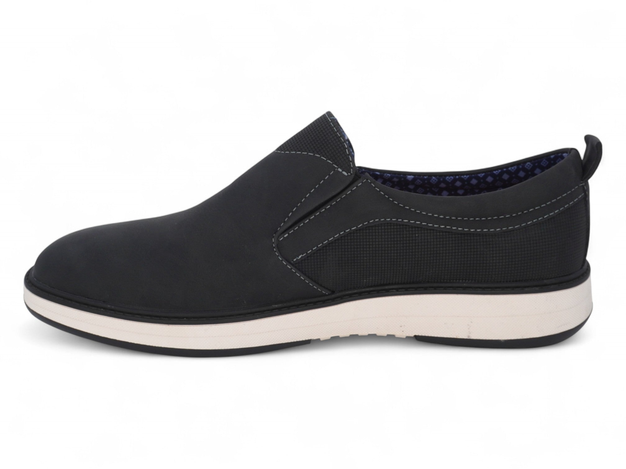 Men's Black Casual Slip On