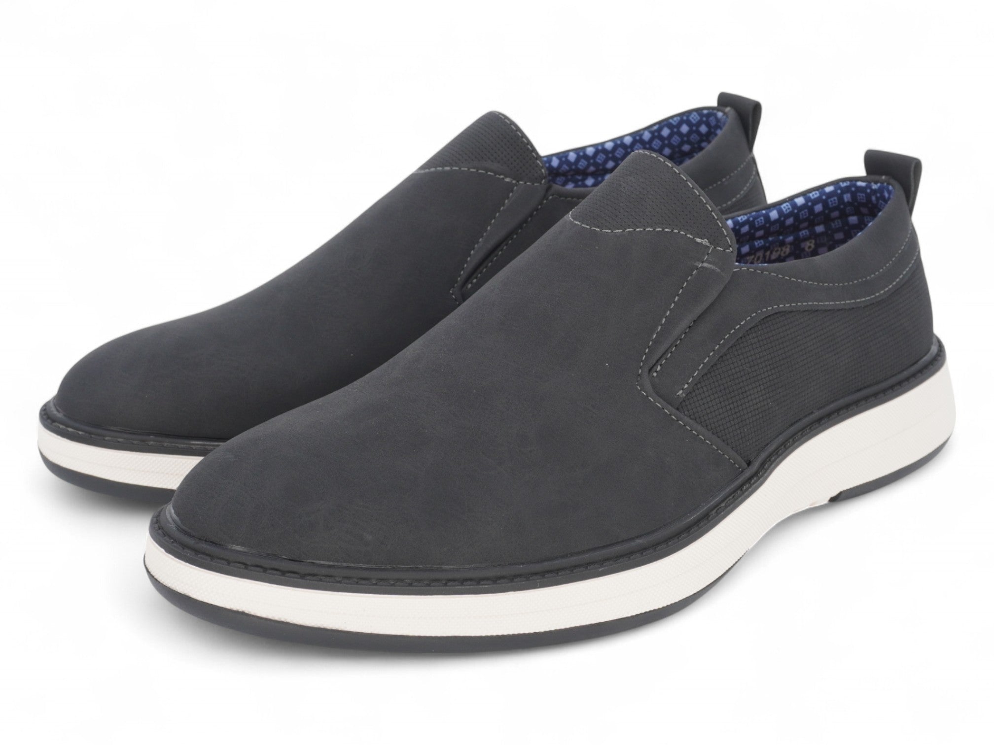 Men's Black Casual Slip On