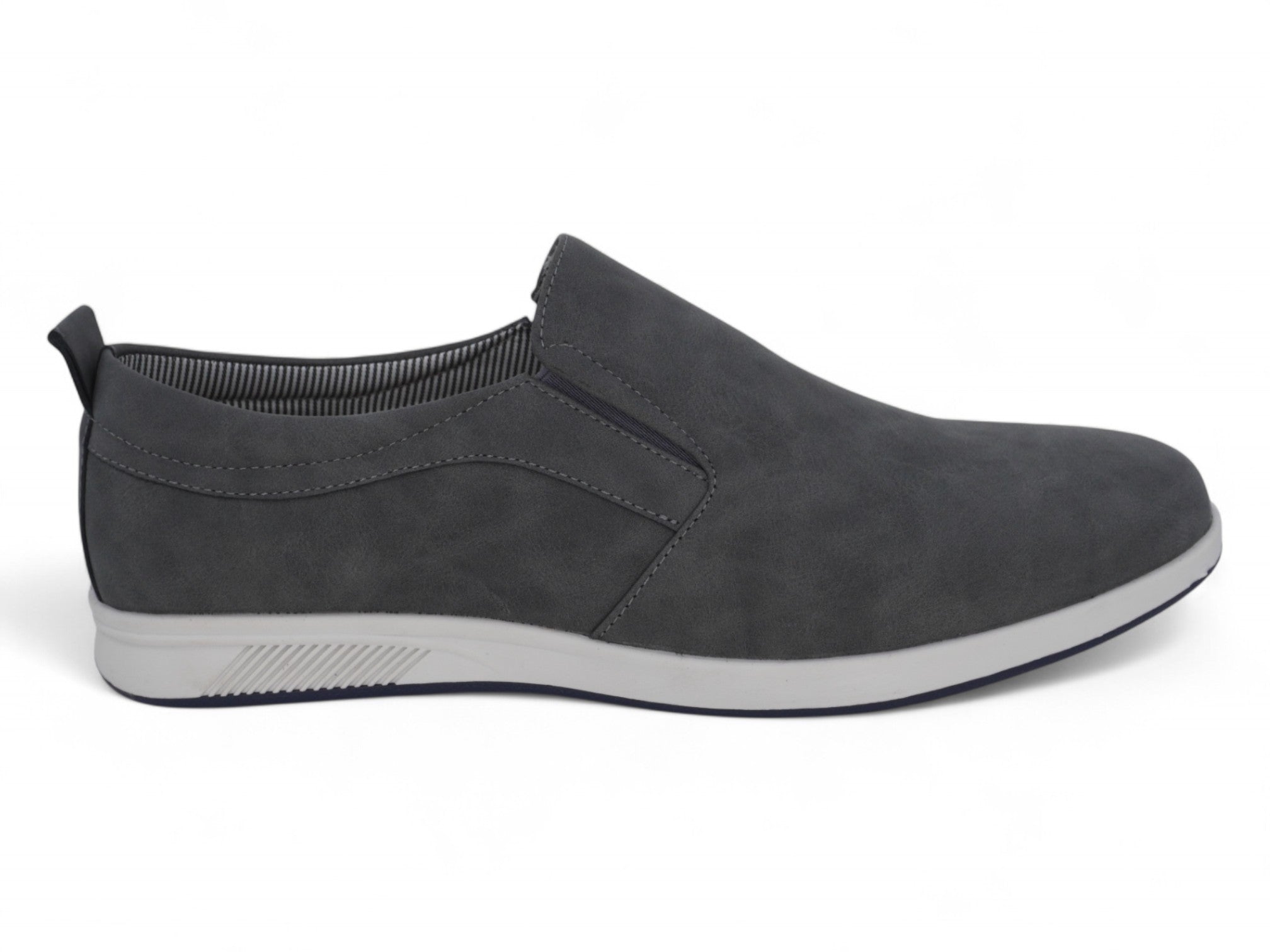 Men's Gray Casual Slip On