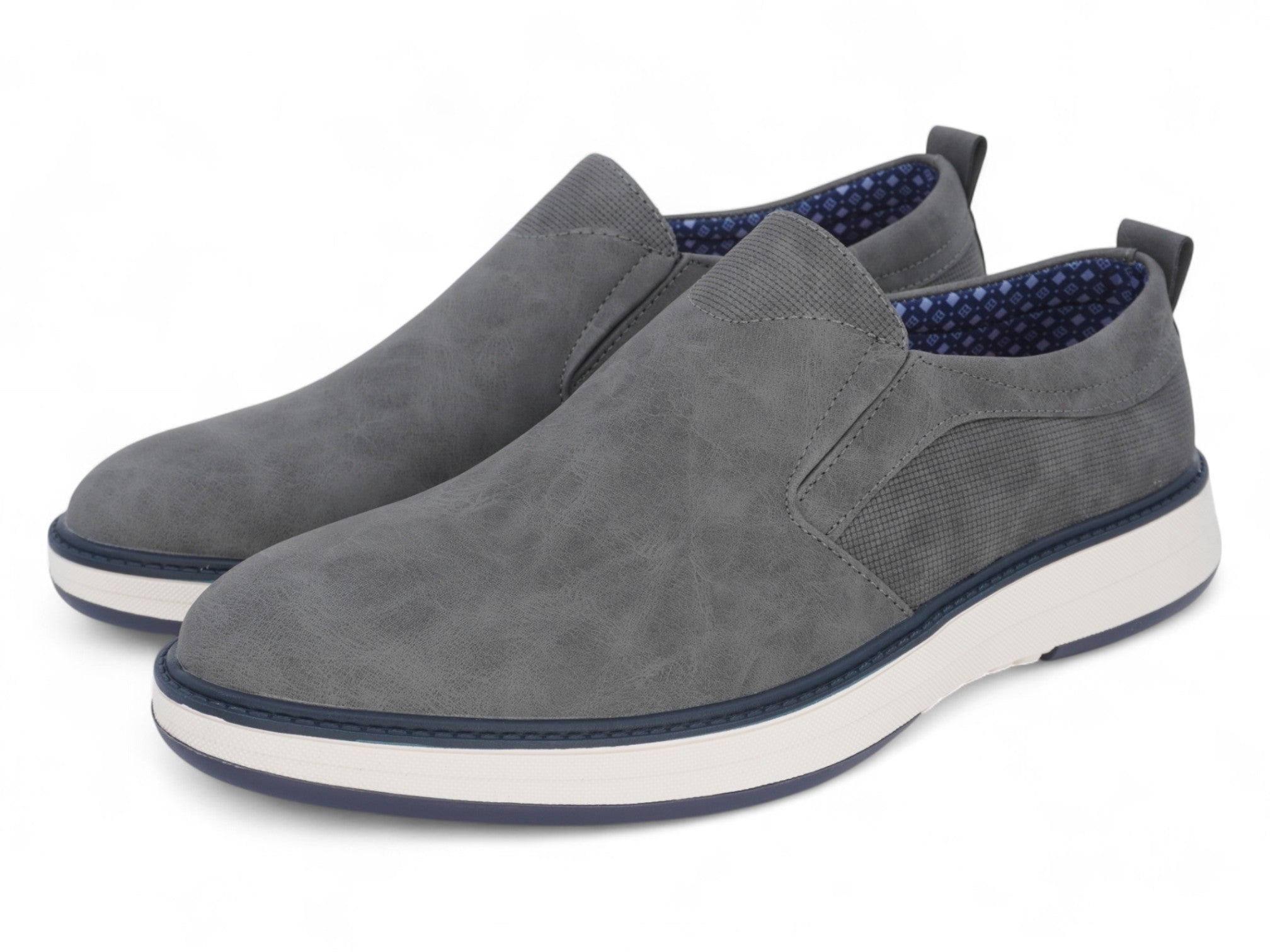 Men's Gray Casual Slip On