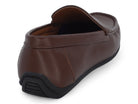 Men's Walnut Brown Plain Toe Moccasin