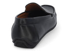 Men's Black Plain Toe Moccasin