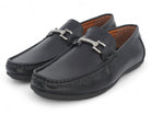 Men's Black Ornament Moccasin