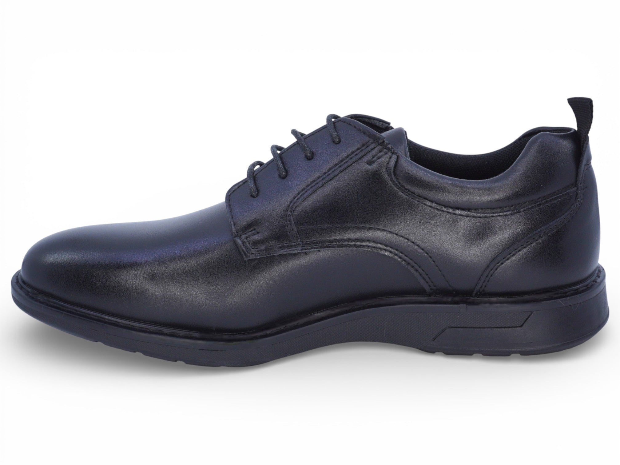 Men's All Black Casual Lace Up