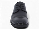 Men's Black Asher Oxford-Captoe Shoe