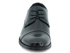 Men's Black Asher Oxford-Captoe Shoe