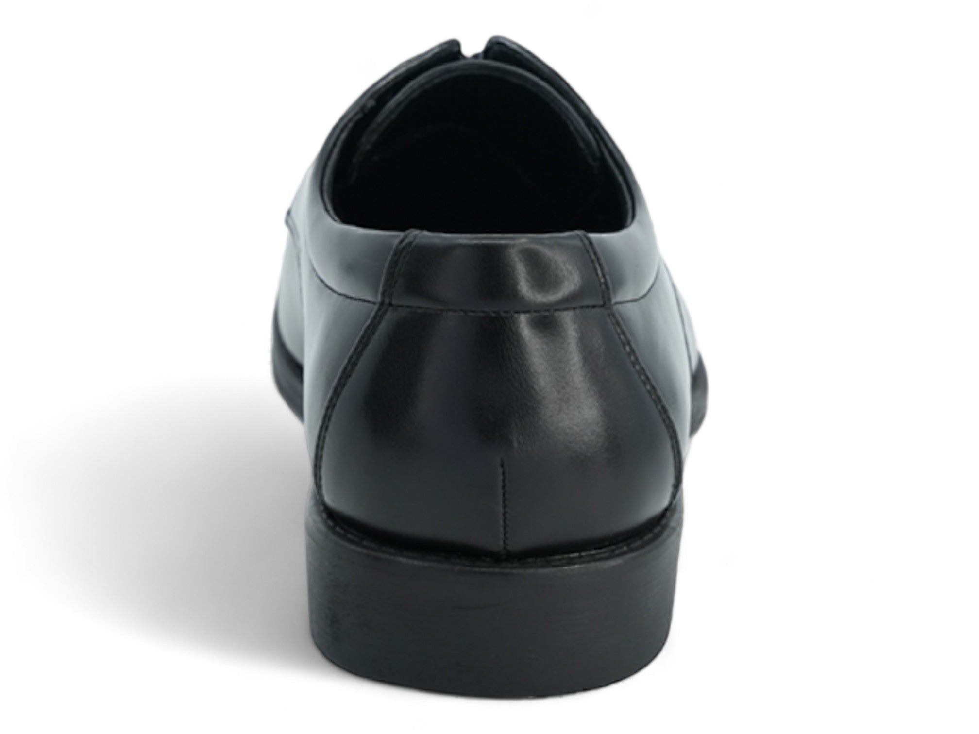 Men's Black Asher Oxford-Captoe Shoe