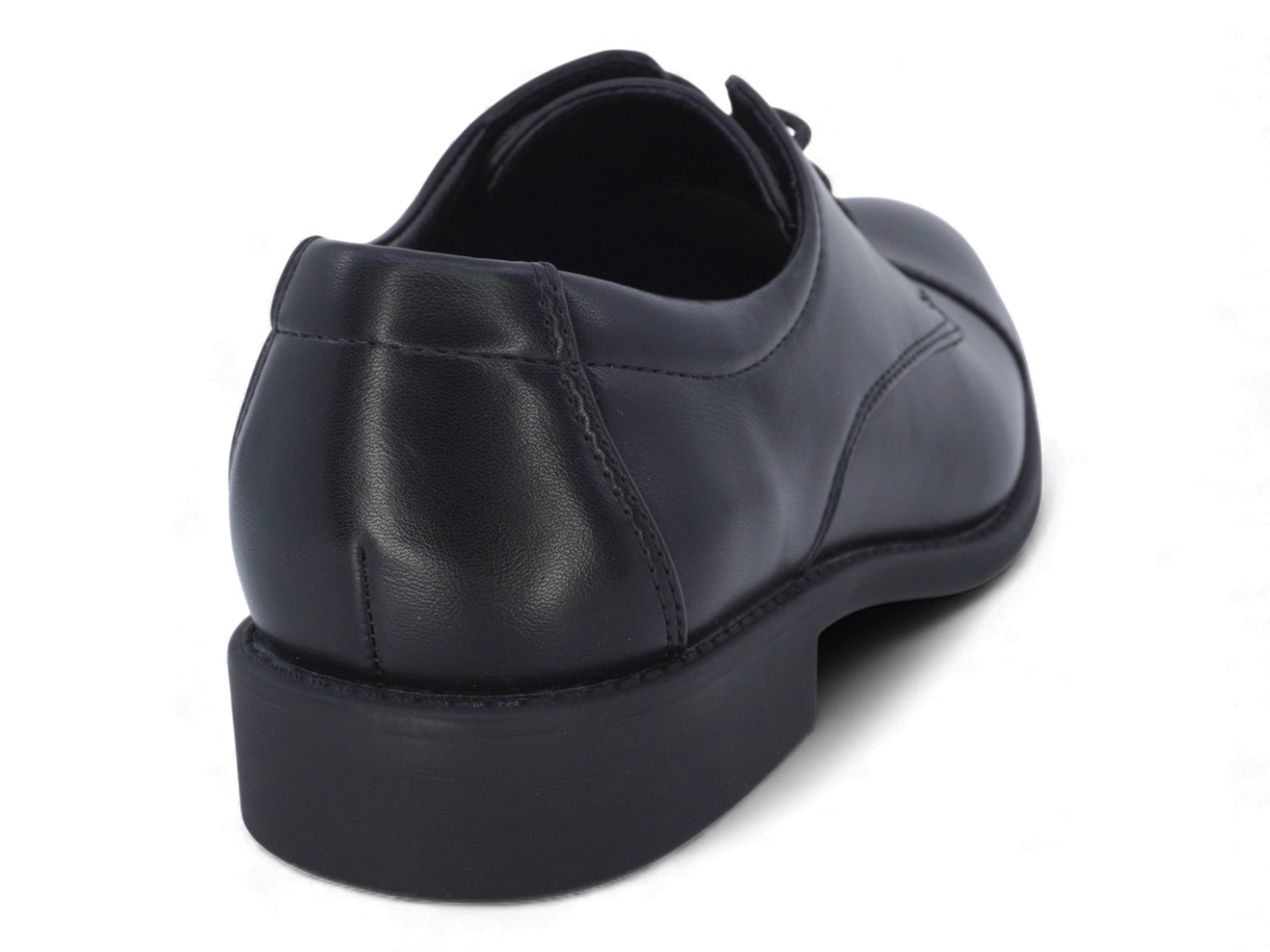 Men's Black Asher Oxford-Captoe Shoe