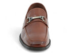 Men's Cognac Textured Brace Slip On