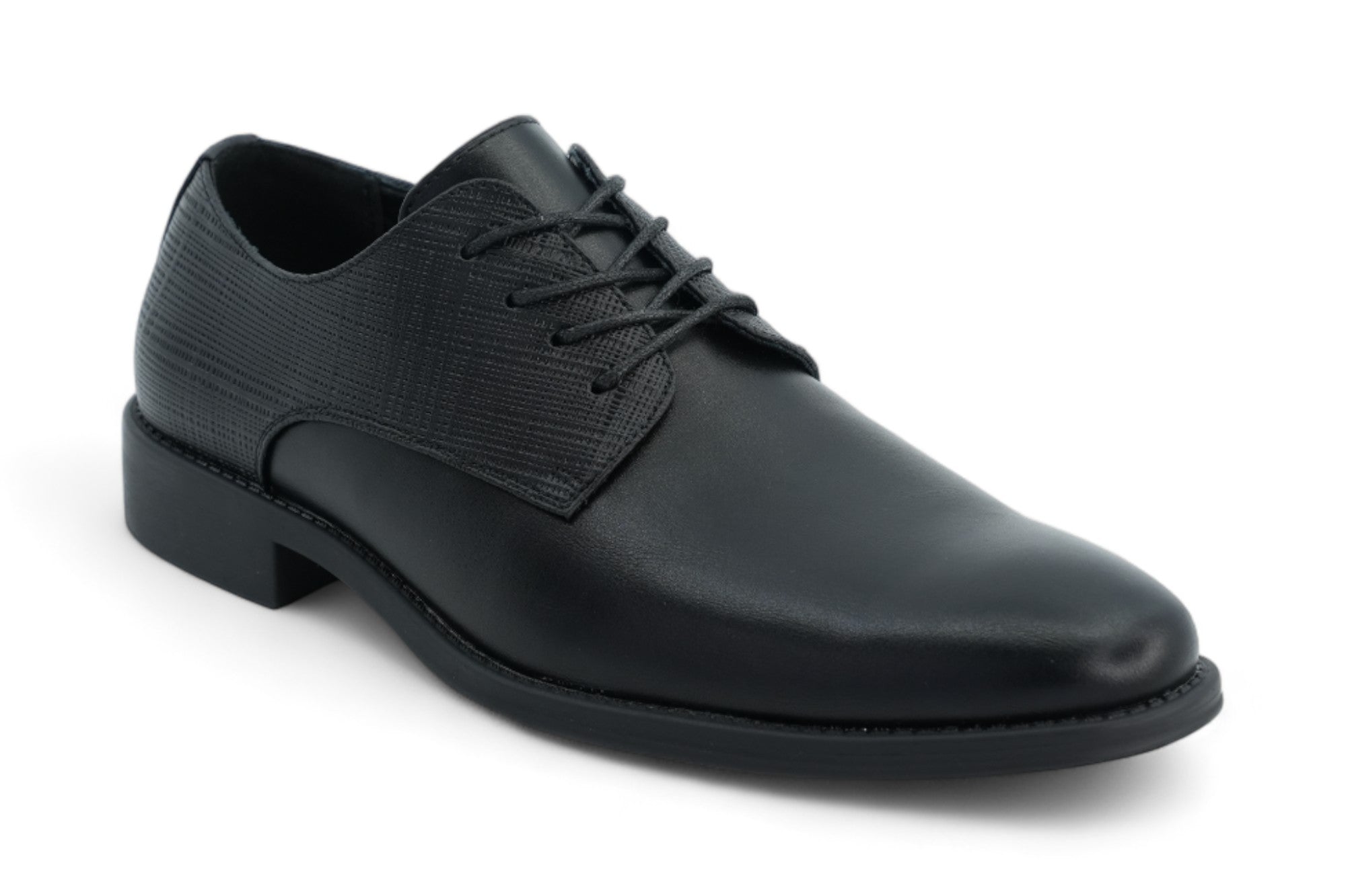 Men's Black Melvin Textured Oxford