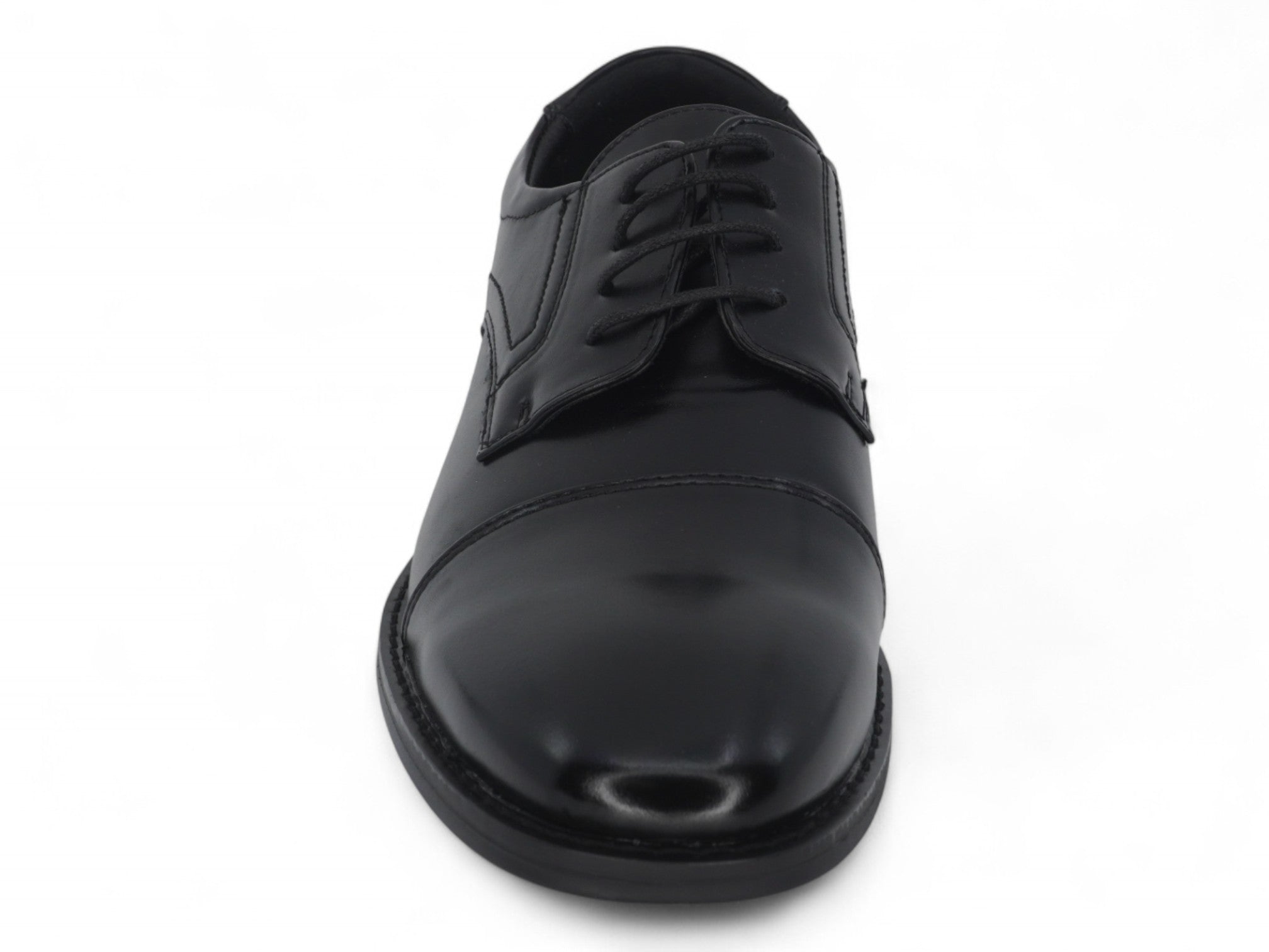 Men's Black Bryan Wide Width Cap Toe Oxford