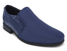 Men's Blue Vincent Mixed Step-In Dress Shoe