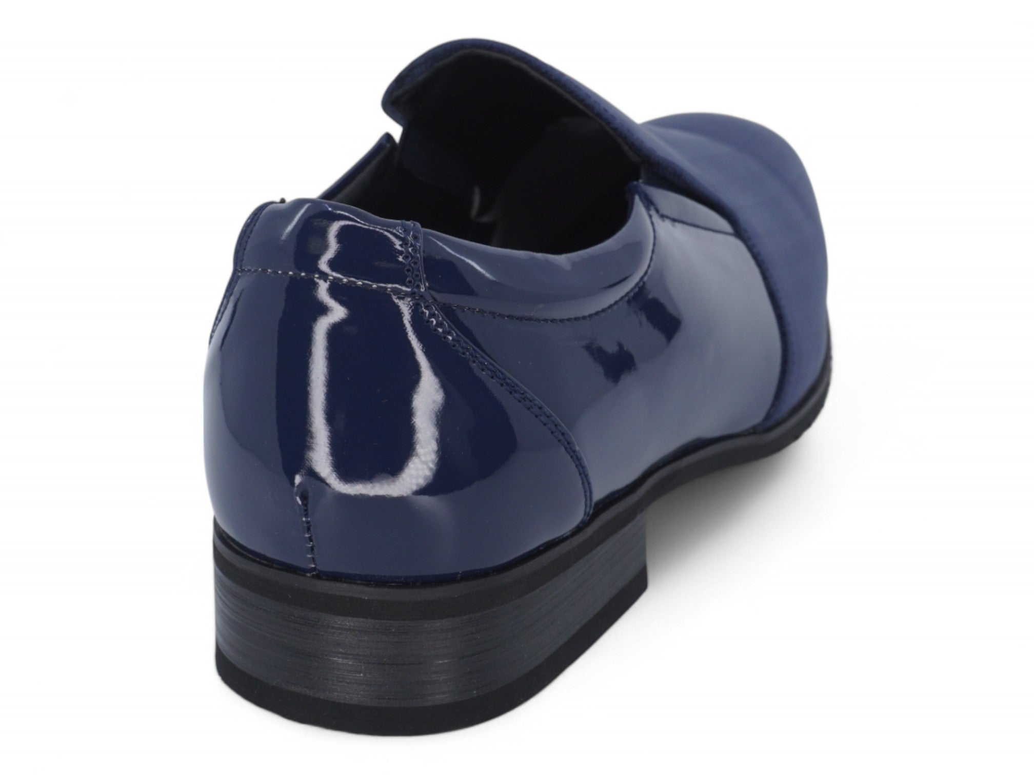 Men's Blue Vincent Mixed Step-In Dress Shoe