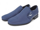 Men's Blue Vincent Mixed Step-In Dress Shoe