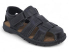 Men's Black Owen Leather Sandals