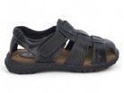 Men's Black Owen Leather Sandals