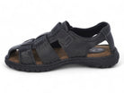 Men's Black Owen Leather Sandals