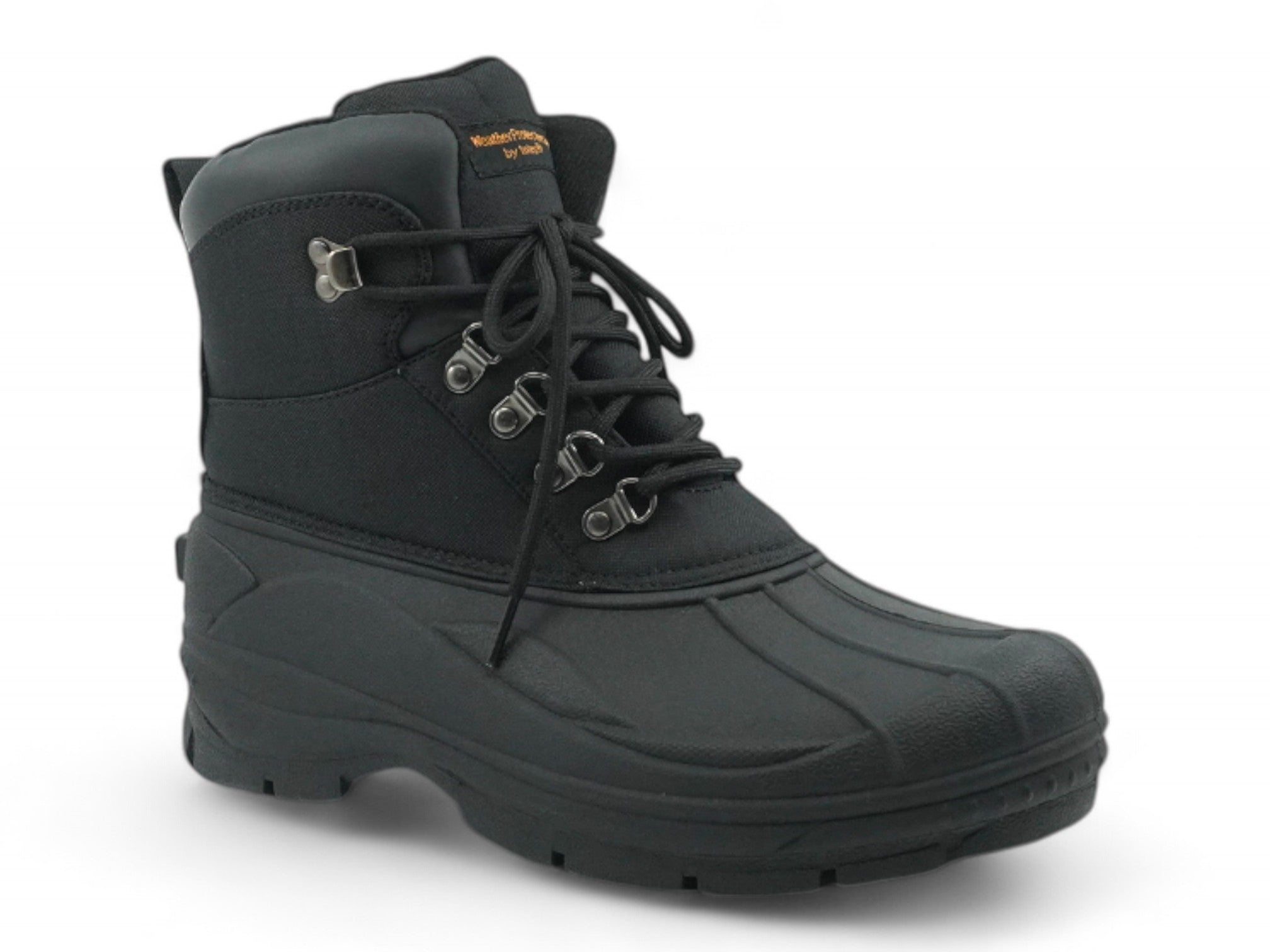 Men's Black Waterproof Lace Totes