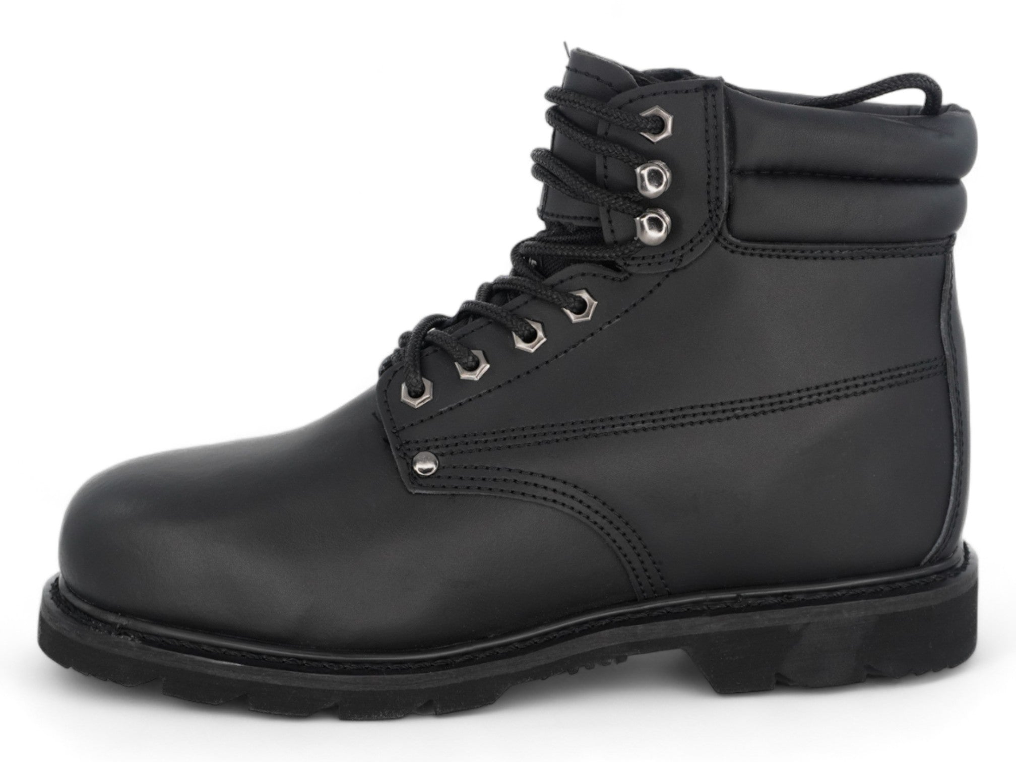 Men's Black Eurbak 6" Steel Toe Boot