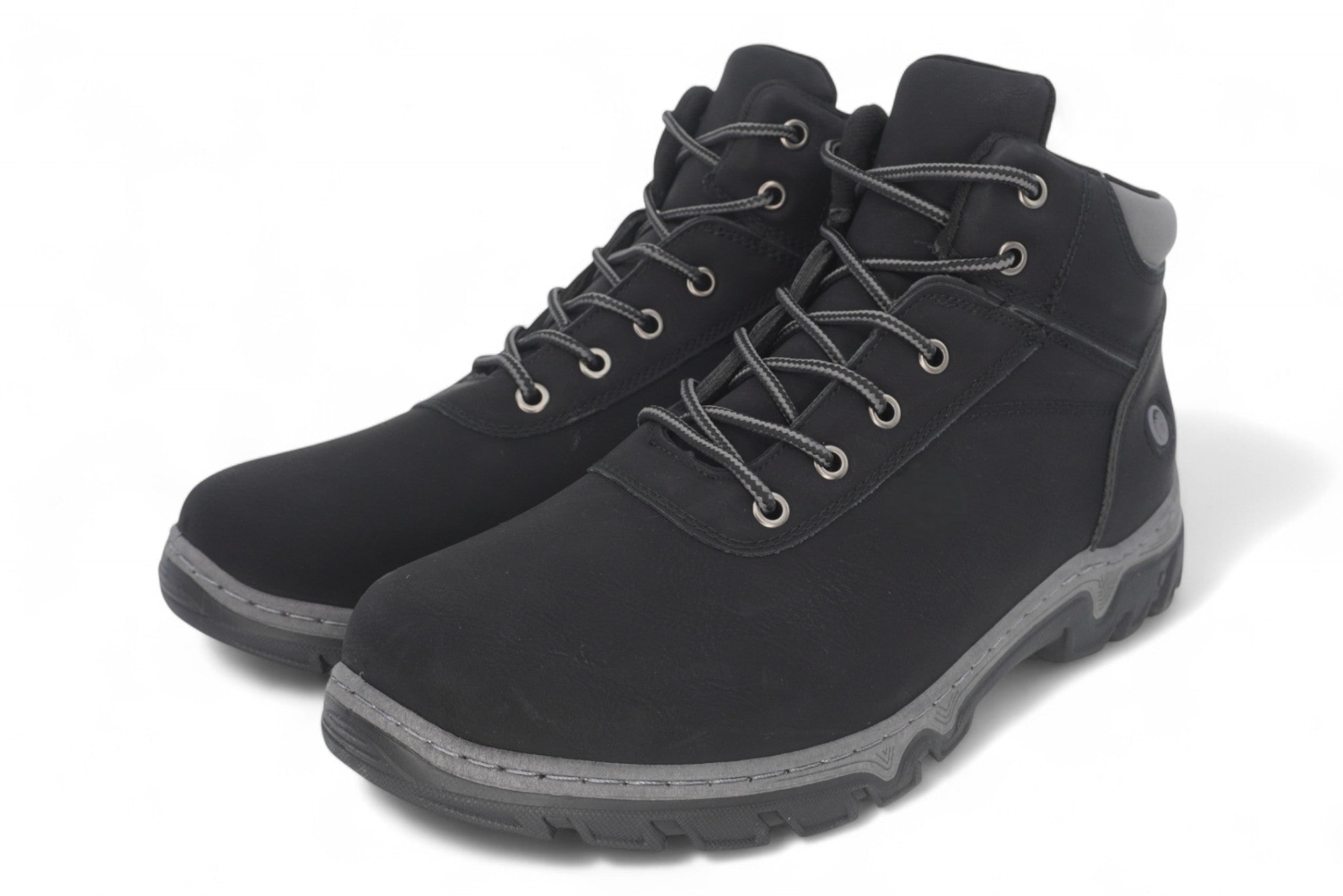 Men's Black Fleece Lined Hiker Work Boot