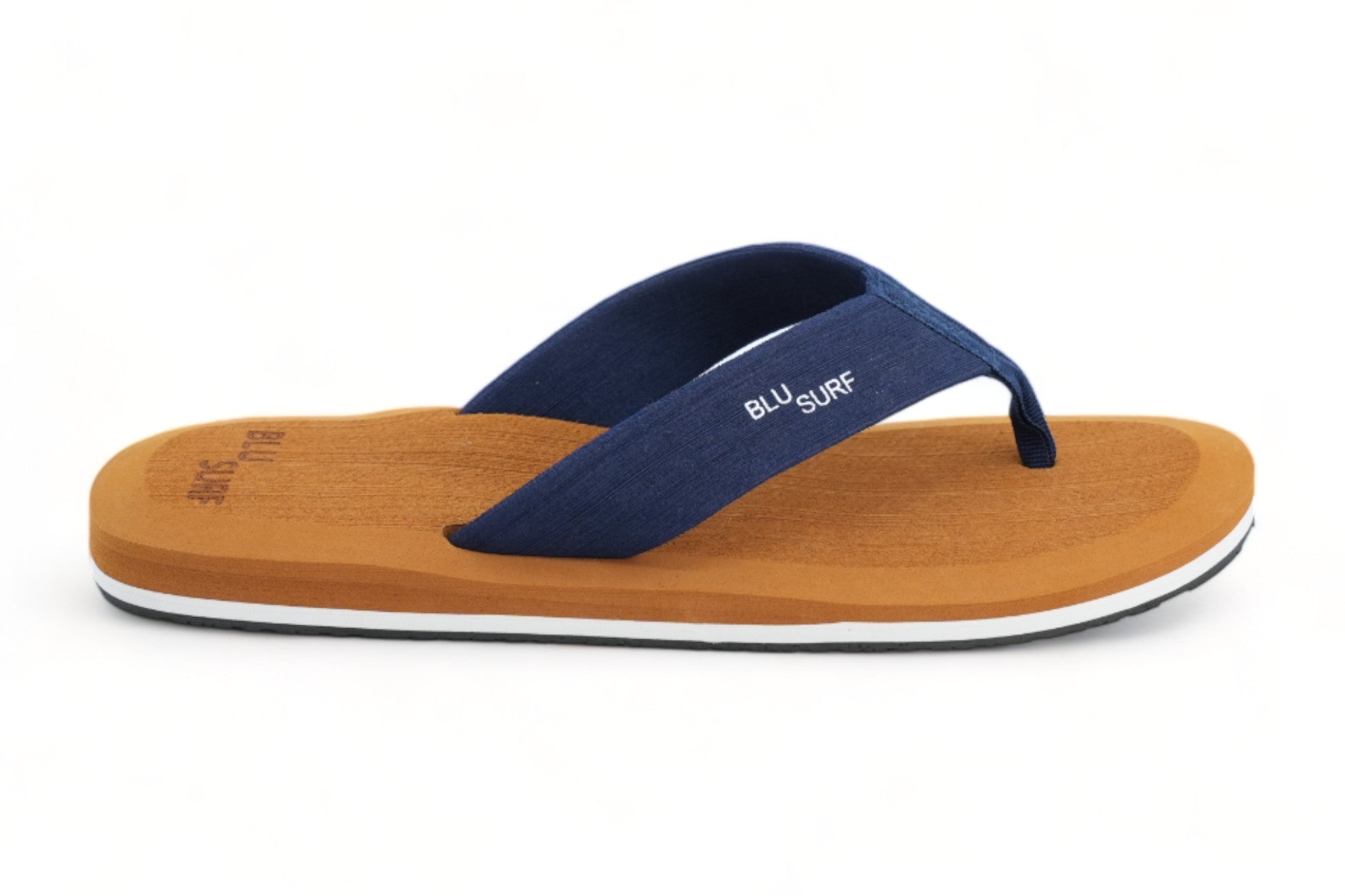 Men's Navy & Tan Flip Flop