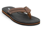 Men's Brown & Tan Beach Flip Flop