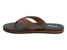Men's Brown & Tan Beach Flip Flop
