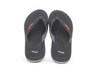 Men's Black Textured Flip Flop