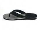 Men's Black and Gray Flip Flop