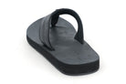 Men's Black Faux Flip Flop