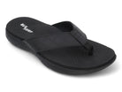 Men's Black Quilt Comfort Sandal