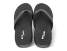 Men's Black Quilt Comfort Sandal
