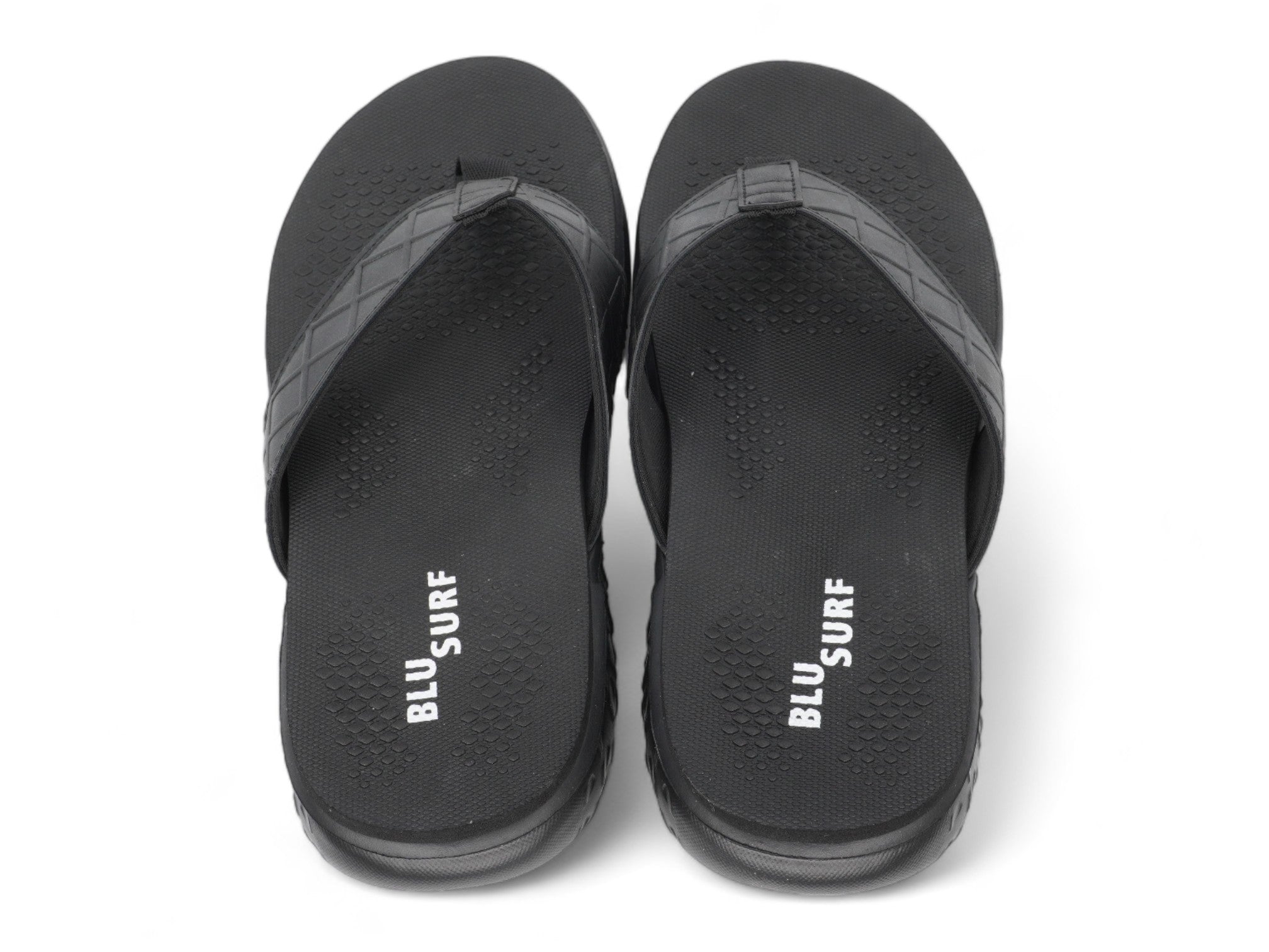 Men's Black Quilt Comfort Sandal