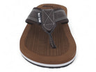 Men's Brown Faux Suede Flip Flop