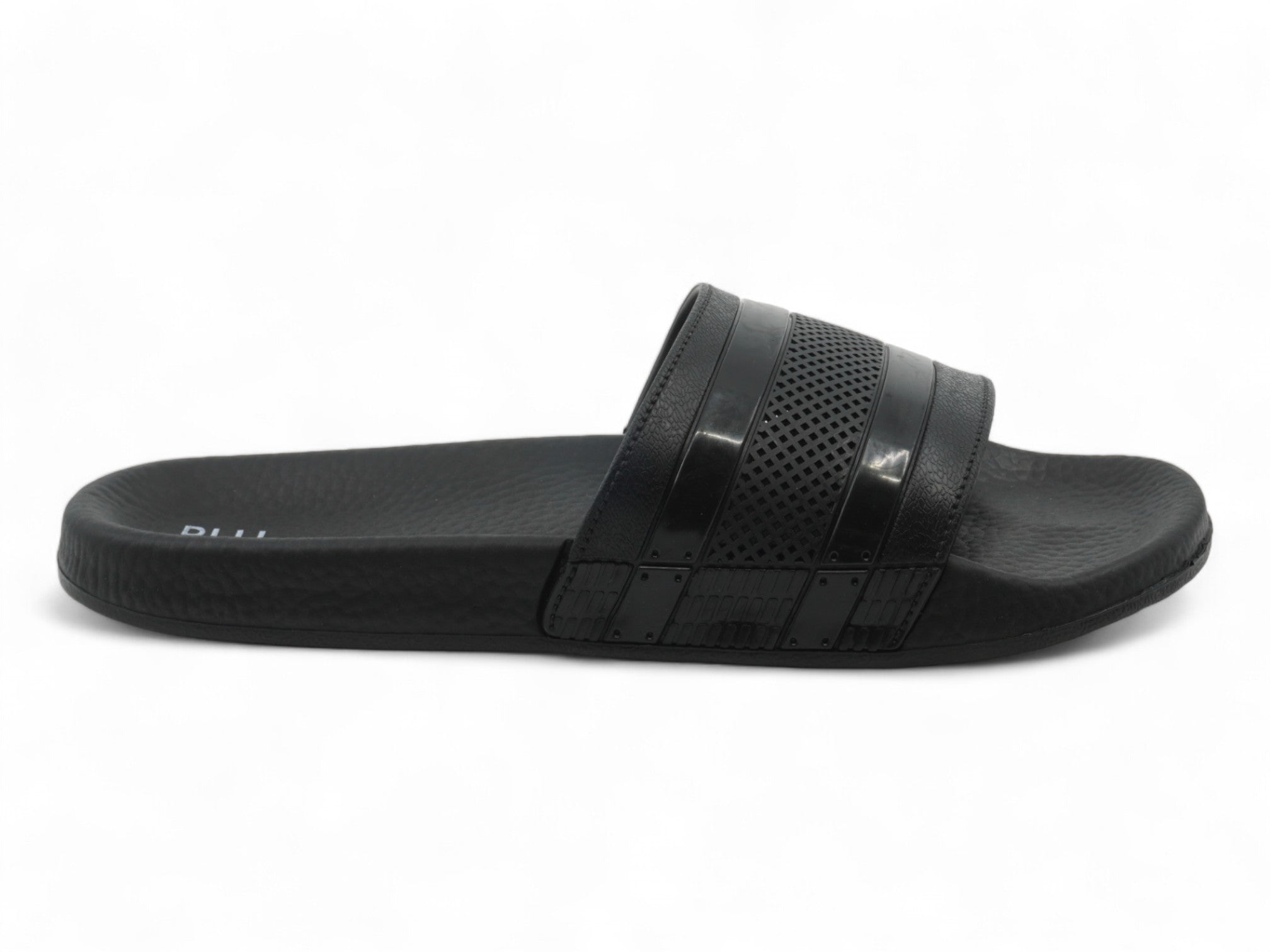 Men's Triple Black Beach Slide