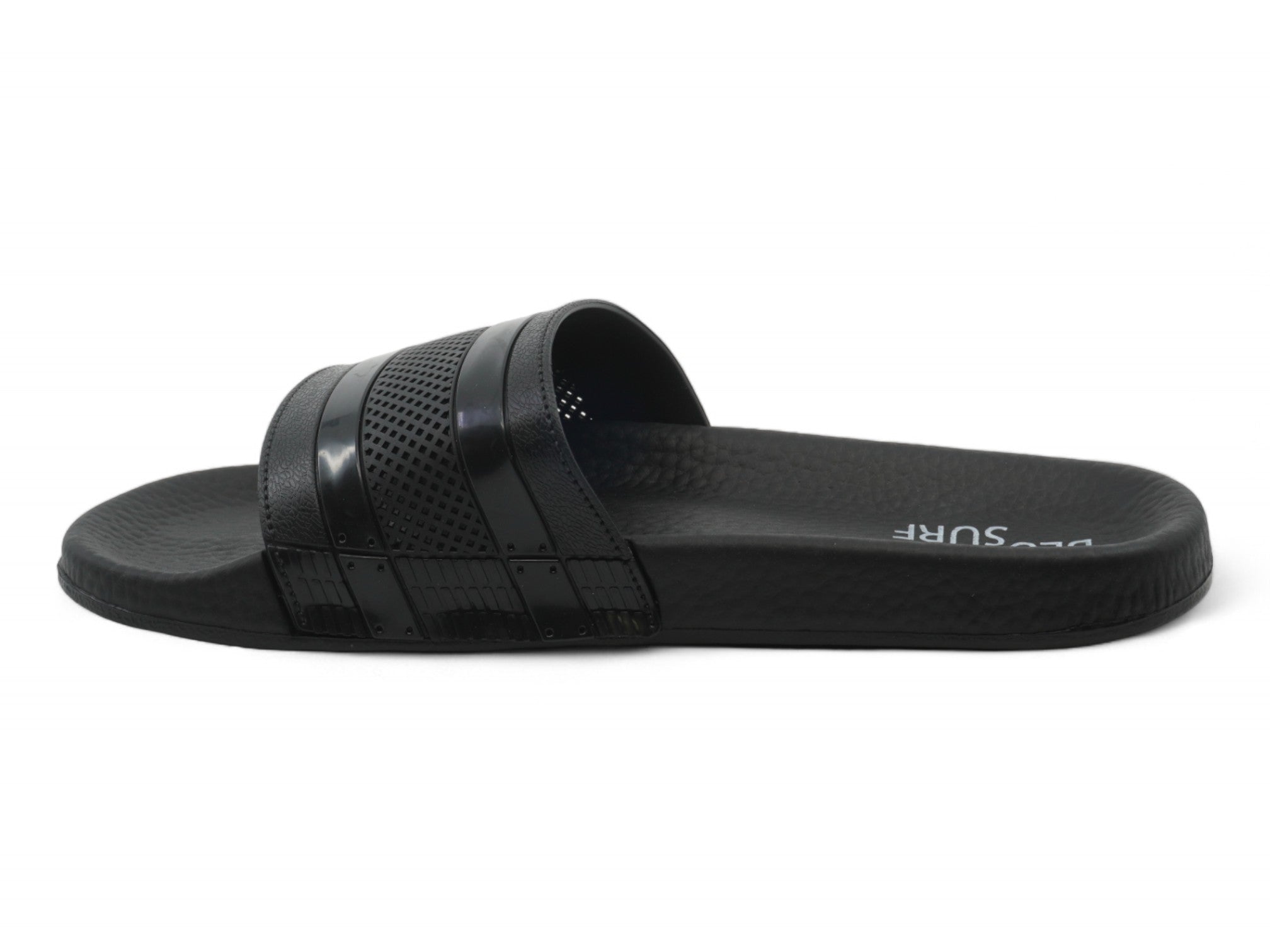 Men's Triple Black Beach Slide