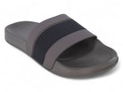Men's Gray Black Slides