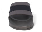 Men's Gray Black Slides