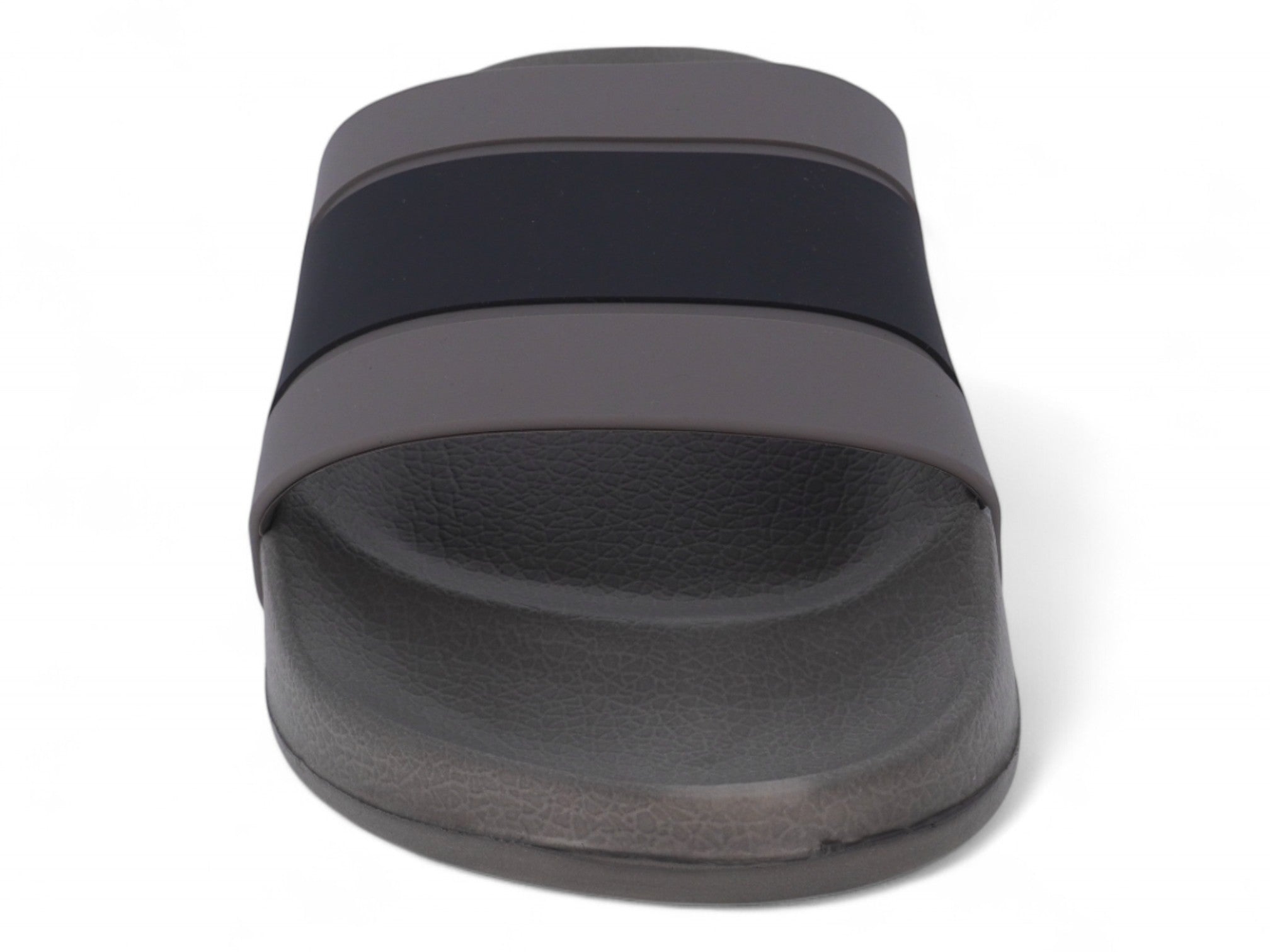 Men's Gray Black Slides