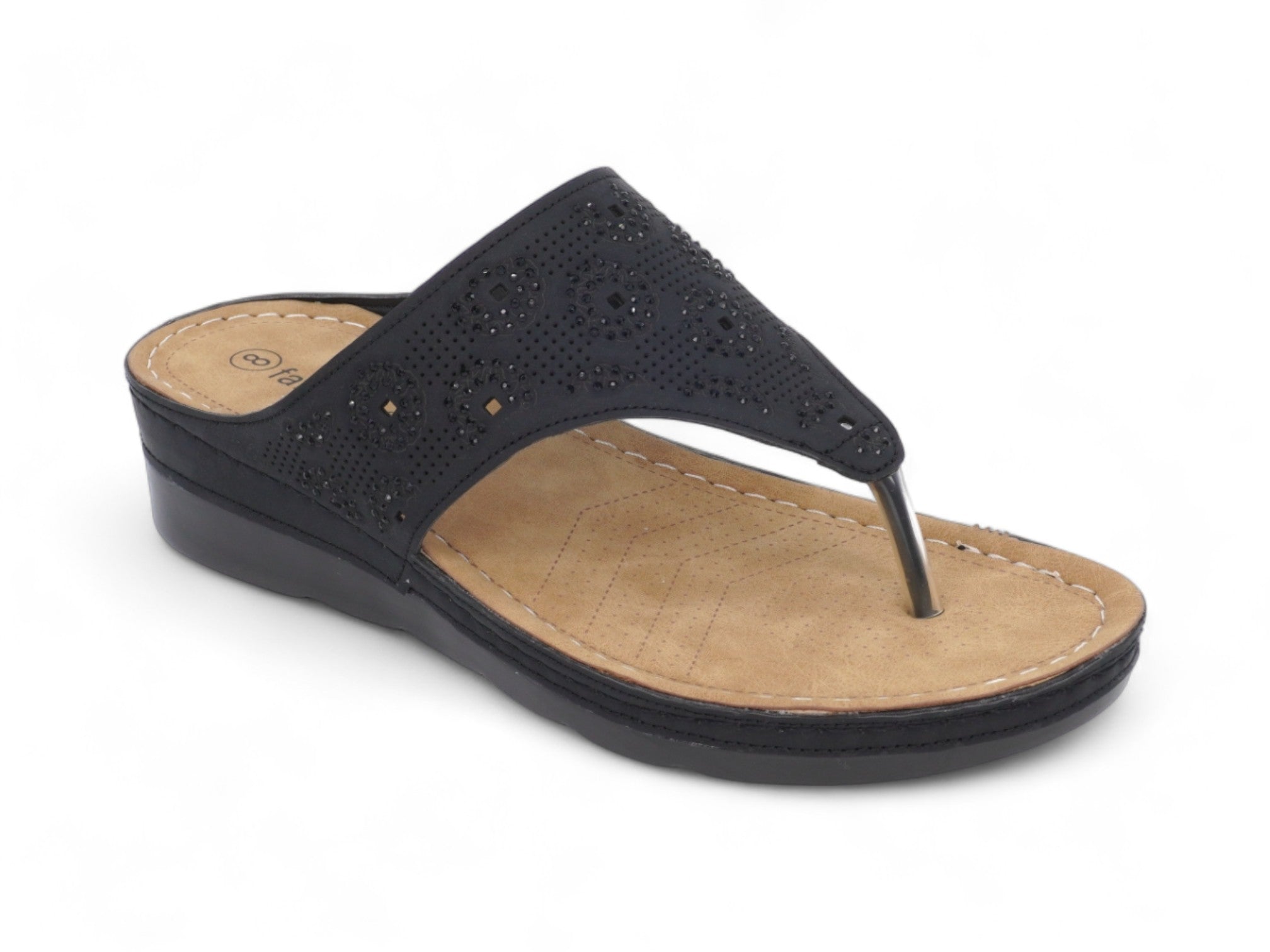 Women's Black Izzy Comfort Sandal